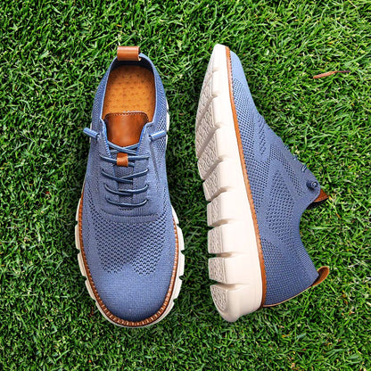 Zapatos Transpirables Ultracomfort: Azul-blanco