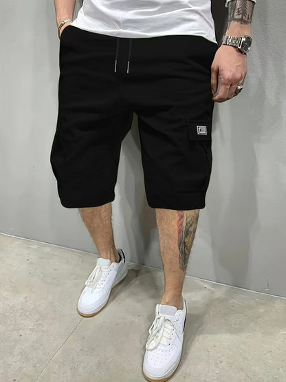 Pantalones cortos cargo para hombre