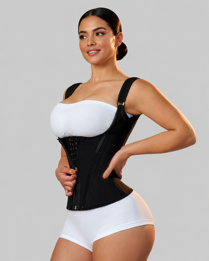 Waist Trainer for Women Body Shaper Corset Vest Tank Top with Steel Bones