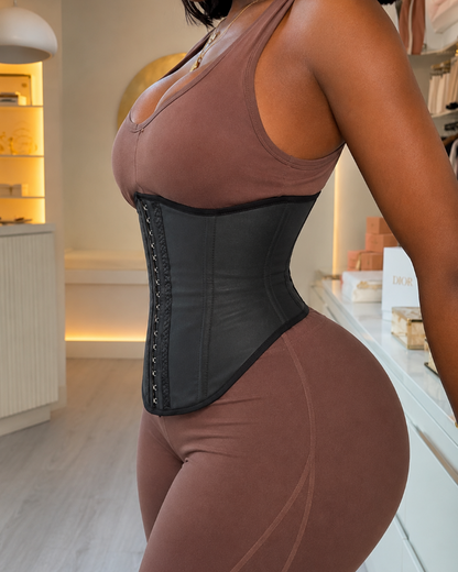 Waist Trainer Faux Leather Slimming Belt