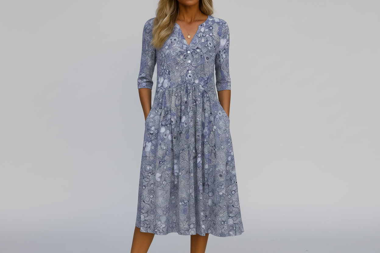 OLIVIA | VESTIDO ELEGANTE CON ESCOTE EN V