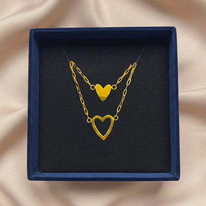 Pulseras con corazones para madre e hija