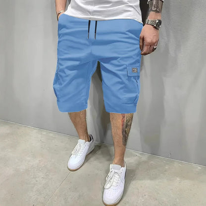 Pantalones cortos cargo para hombre