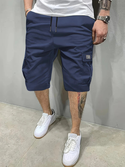Pantalones cortos cargo para hombre