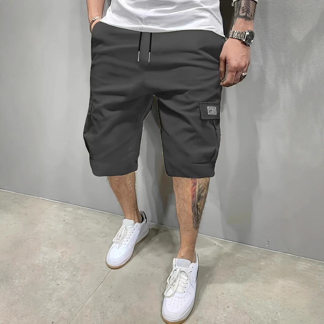 Pantalones cortos cargo para hombre