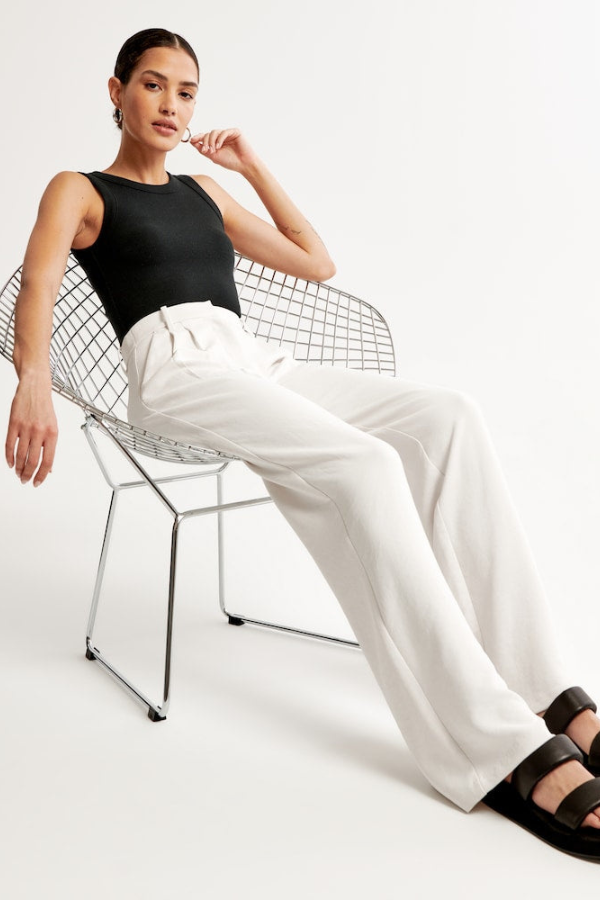 Lucia | Pantalones de traje de pierna ancha