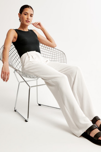Lucia | Pantalones de traje de pierna ancha