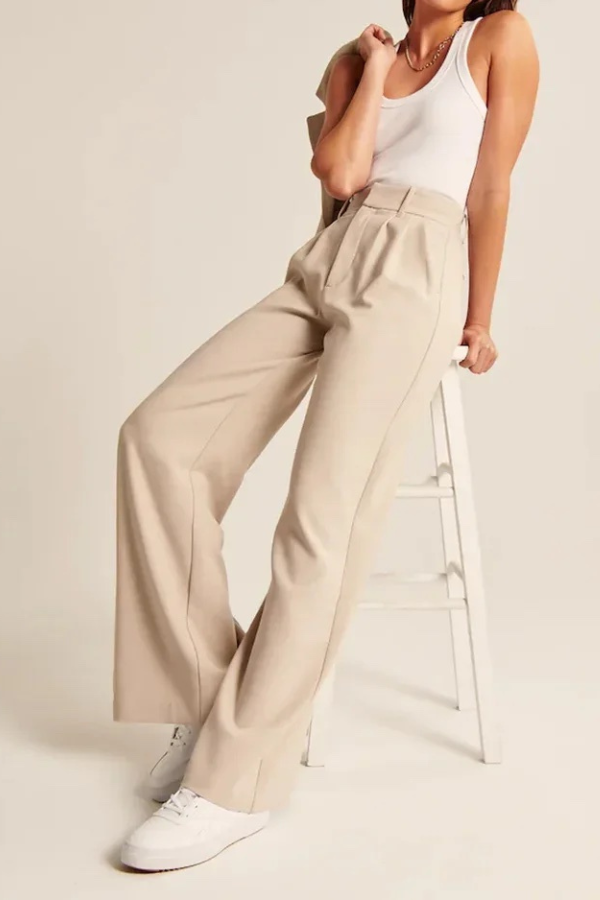 Lucia | Pantalones de traje de pierna ancha