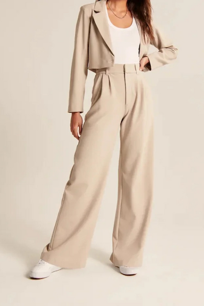 Lucia | Pantalones de traje de pierna ancha