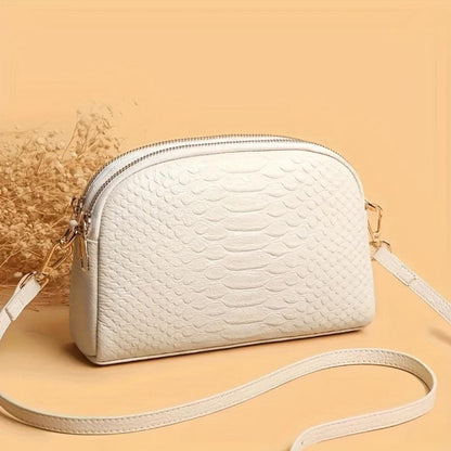 Isabella™ | Mini Bolso de Cuero Vegano con Textura Cocodrilo