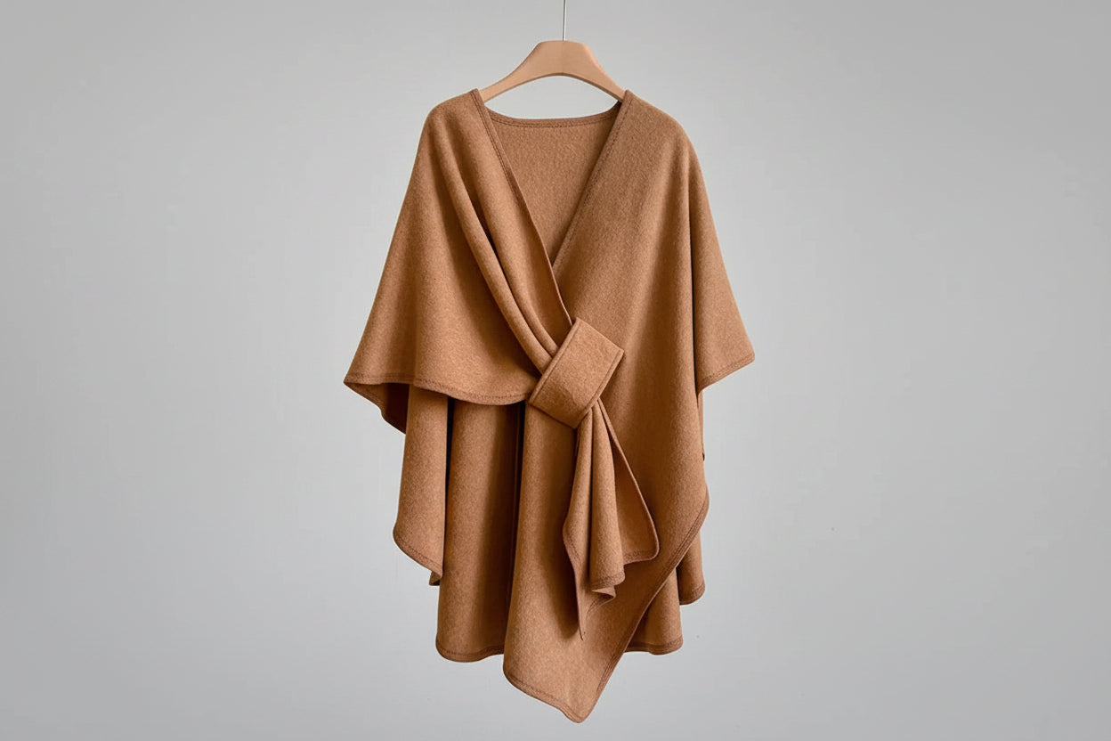 Poncho de Bufanda Larga