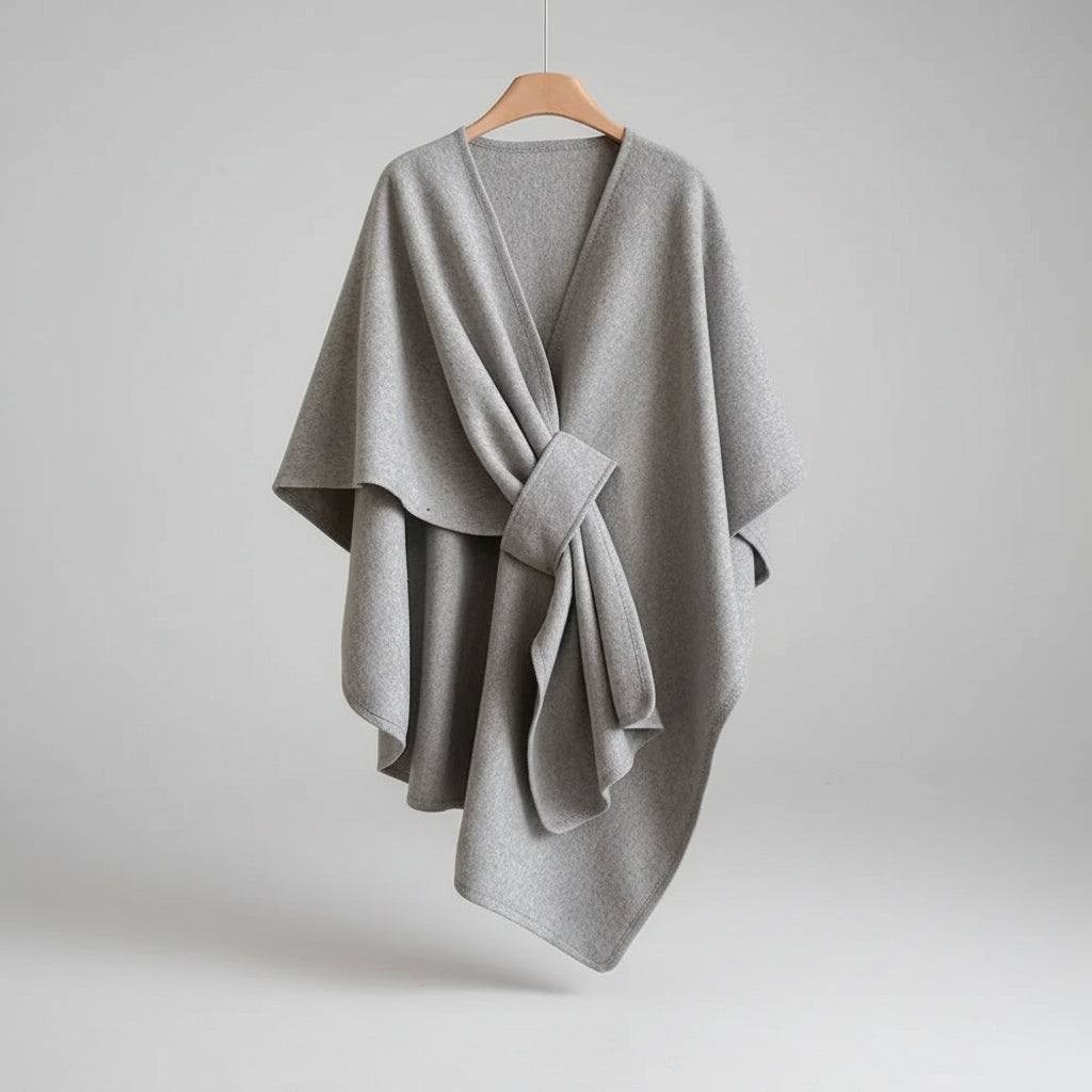 Poncho de Bufanda Larga