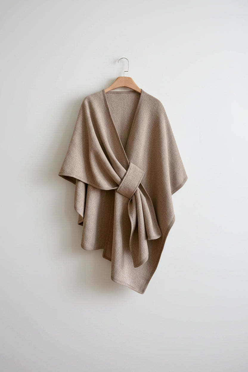 Poncho de Bufanda Larga
