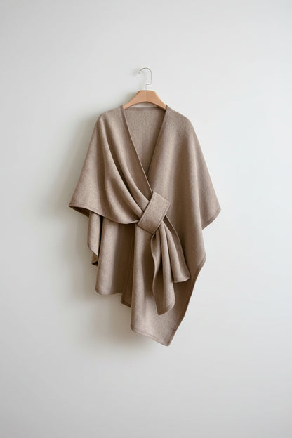Poncho de Bufanda Larga
